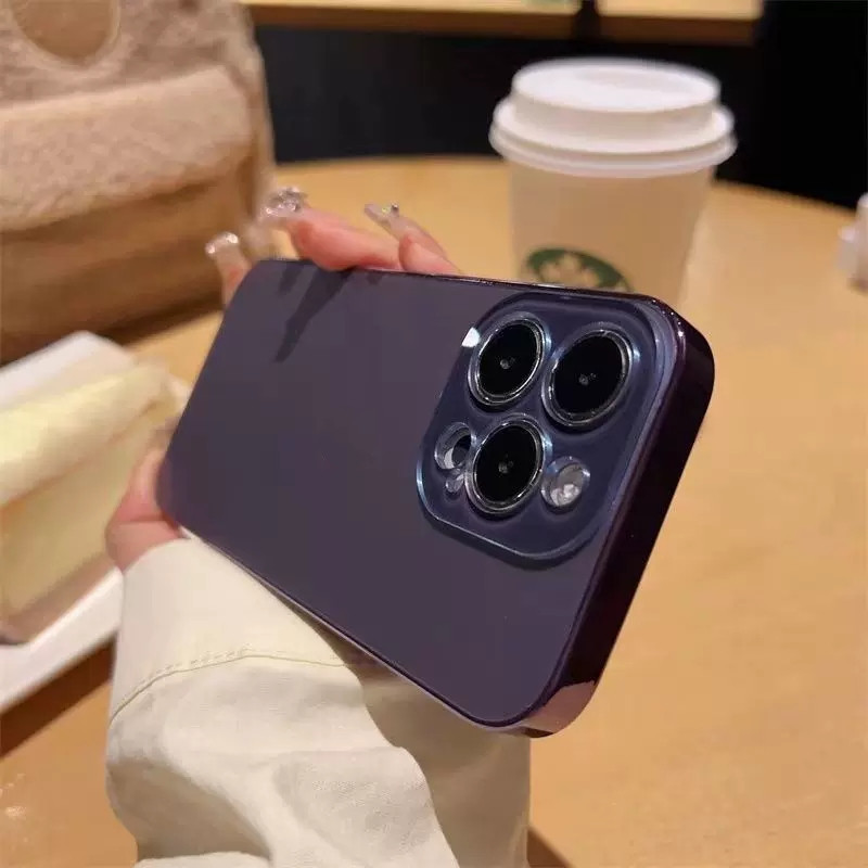 纳米电镀原机色磨砂适用iPhone17手机壳全包镜头膜肤感苹果16硬壳|undefined