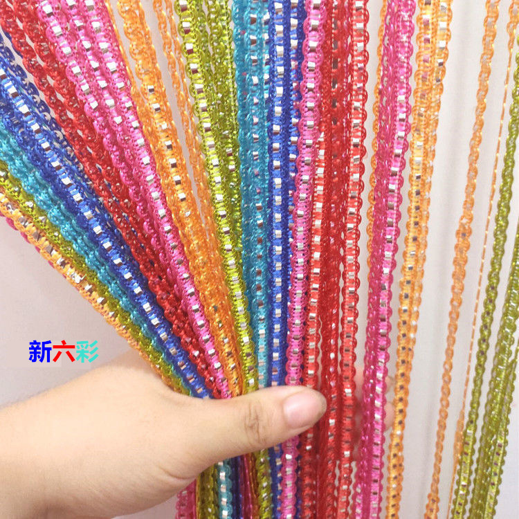 High Quality [200 Grams] 1*2 S Curtain Wedding Props Silver Wire Door Curtain Thread Curtain Temu Shein/Curtain
