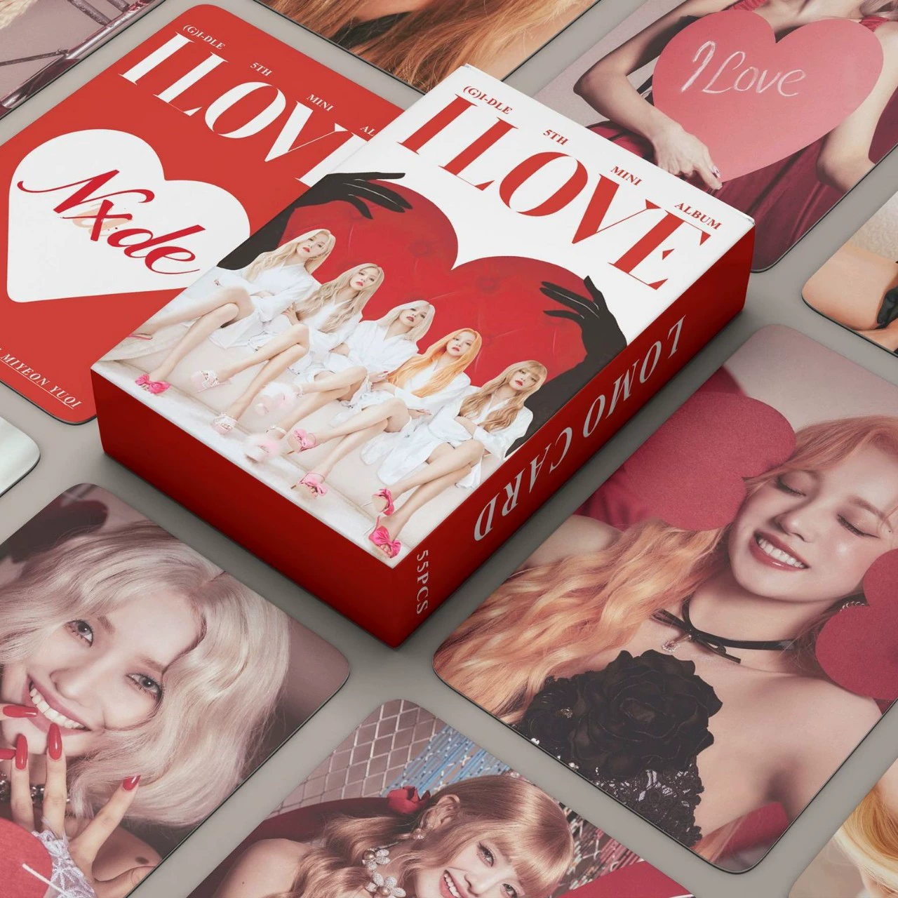 Эксклюзивная поставка за пределами границ на 55 (G)I-DLE мини-альбом I LOVE фото карты, фотокарты в лото LOMO в наличии