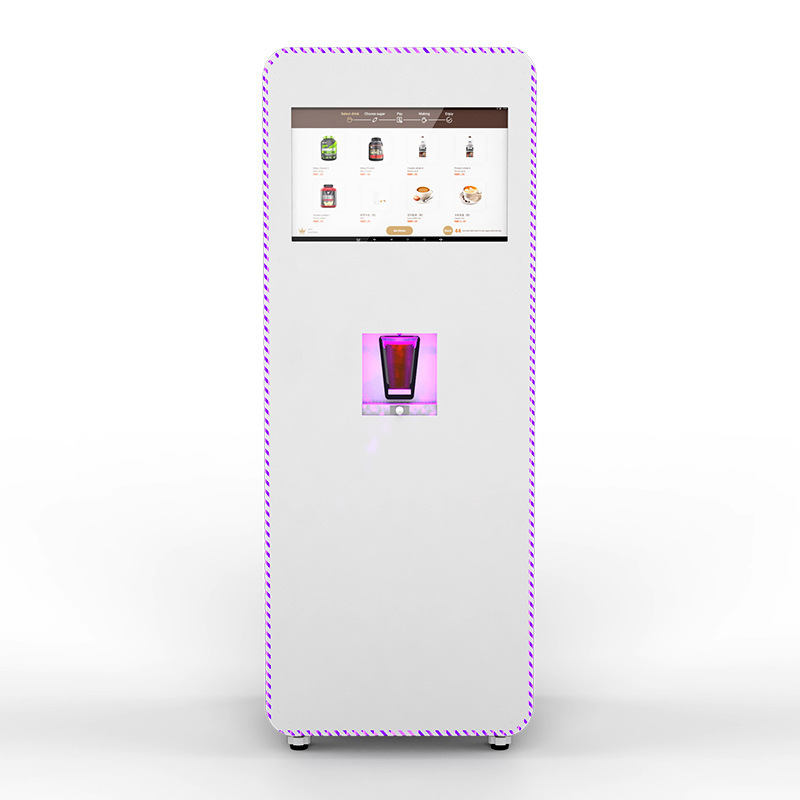 Máquina expendedora de café instantáneo con código QR para proteína en polvo, pasta de cacahuete, pasta de frijol negro y pasta de arroz negro. image 6