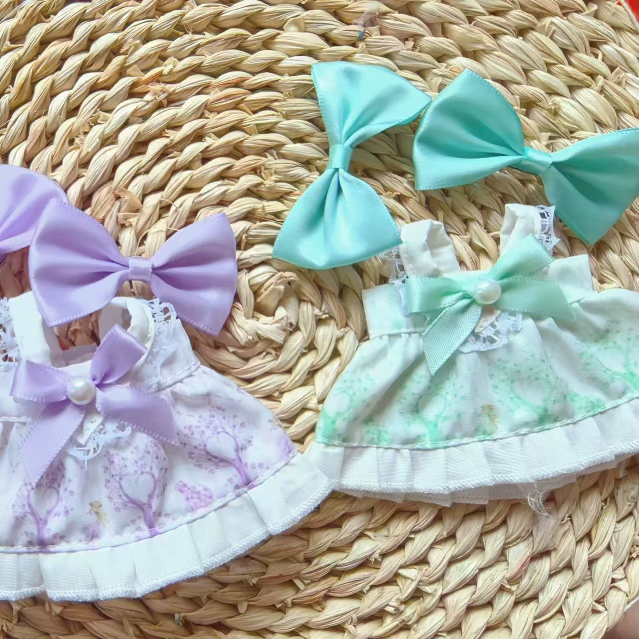 10см хлопковая кукла Labubu Xingtai Lulina Belle кукла модная детская одежда принцесс серия только детская одежда