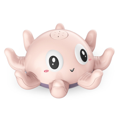Matching Electric Sensing Water Spray Ball Baby Bathroom Bath Lighting Music Water Play Toy Water Spray Whale