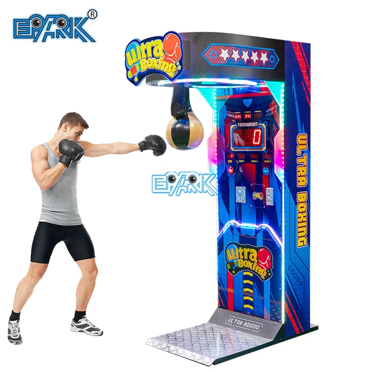 Máquina de Juego de Boxeo Arcade de Gran Tamaño, Máquina de Juego Arcade Hercules Dragon Fist, Equipo de Arcade que Funciona con Monedas, Máquina de Medición de Fuerza de Boxeo