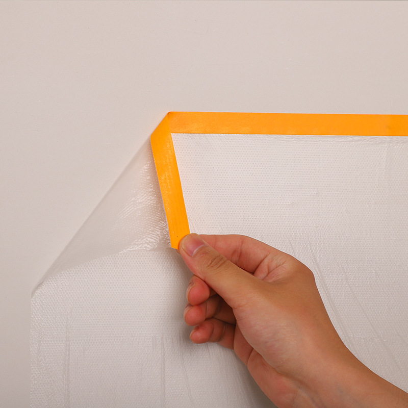 Película a prueba de polvo muebles decoración pintura película protectora pintura cubierta de pulverización película protectora película de enmascaramiento del hogar al por mayor