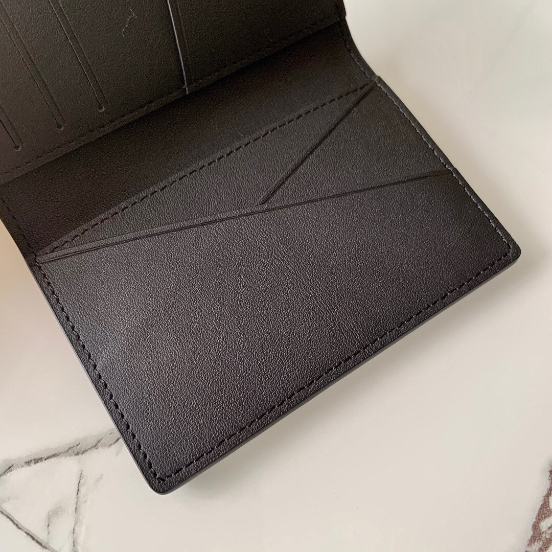 Portefeuille homme en cuir de vachette souple, pliable horizontal, style papa, avec technologie NFC et finition acier de haute qualité._voghion.com