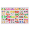 Fruit earrings, set with bow, 100 pair, flowered