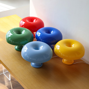 Cross-Border Mushroom Table Lamp Modern Simple Bedside Lamp Popular Atmosphere Night Light Source Manufacturer Korean Kc Certification
