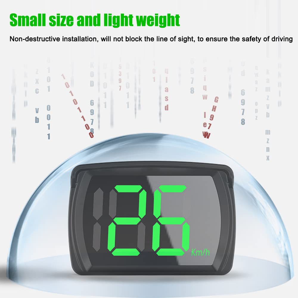Cross-Border South American Car Hud Head-Up Display Car Gps Speedometer Km/Mph Speed Display Warning Instrument