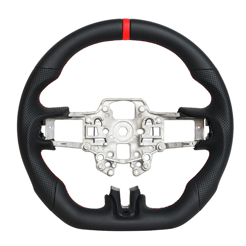 Suitable for Ford Mustang Gt300 2018-2023 Leather Steering Wheel Base with Original Logo