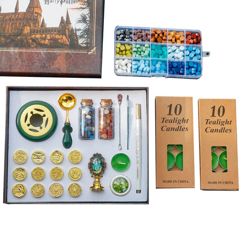 Educational toys fire paint set, new year, cool and novel fire paint seal set, retro fire paint set, complete set