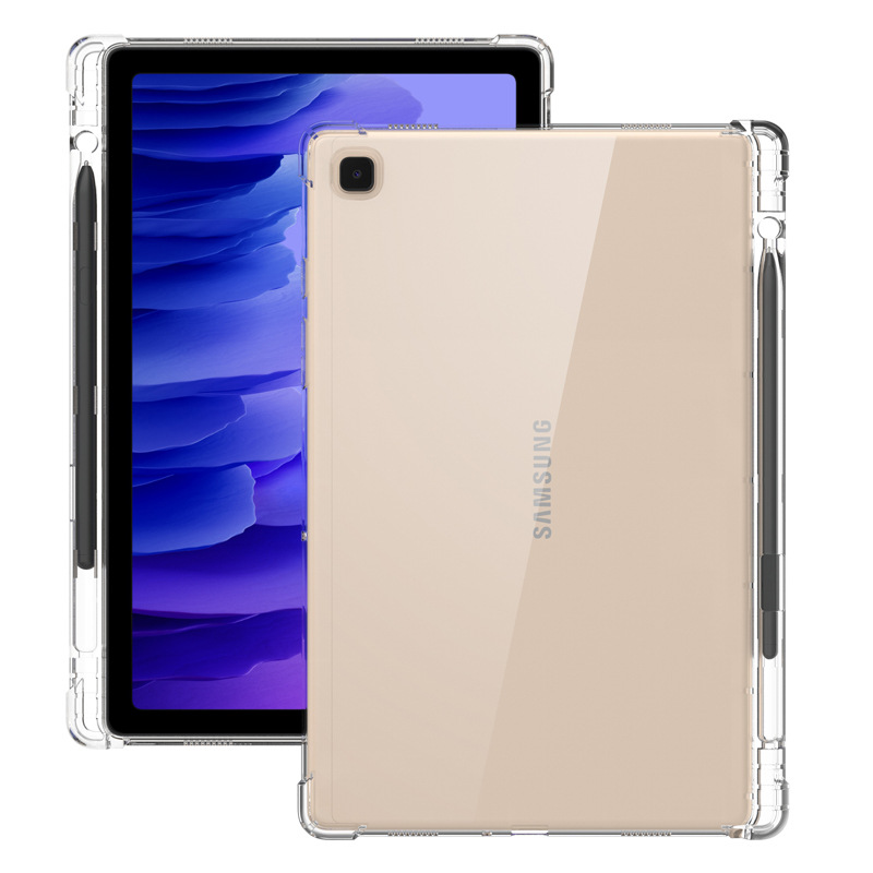 Suitable for Samsung tablet protective case A7/8 S7/S8Ultra four-corner airbag anti-fall and anti-collision transparent with pen slot