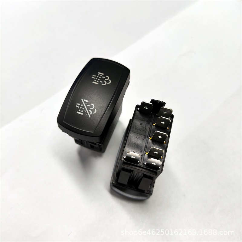 嘉灵carling15A防水翘板开关带灯船型开关农机挖掘机DPF清灰开关