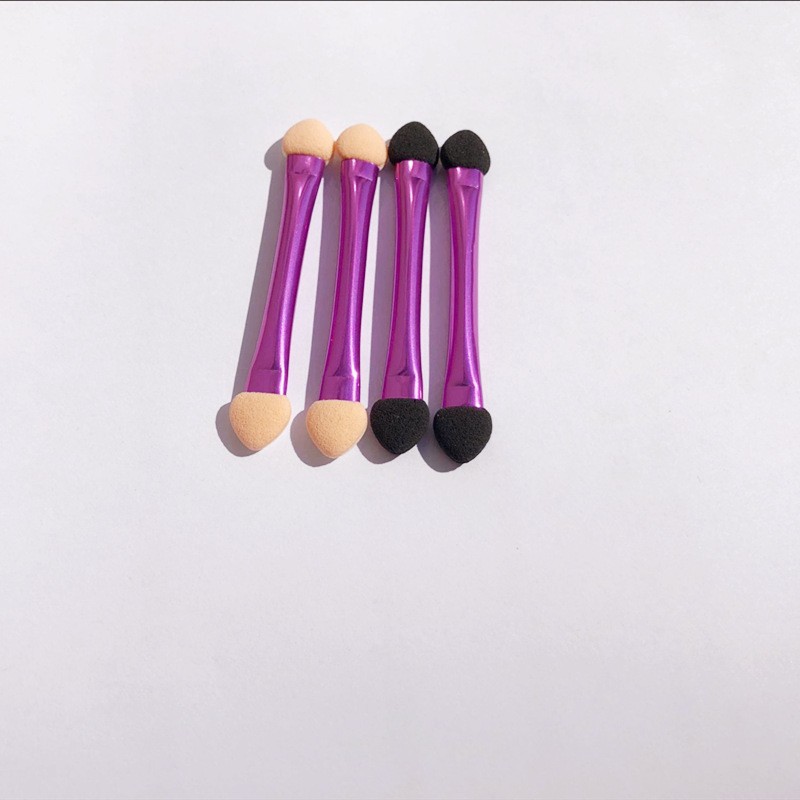 Directo de fábrica doble cabeza sombra de ojos cepillo doble cabeza caramelo color aluminio tubo sombra de ojos cepillo color sombra de ojos palo sombra de ojos caja Accesorios