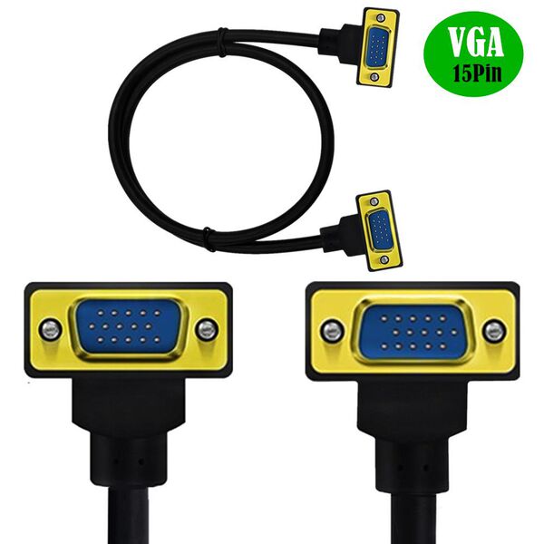 3+6 double -curved gold -plated VGA wire platform computer display…