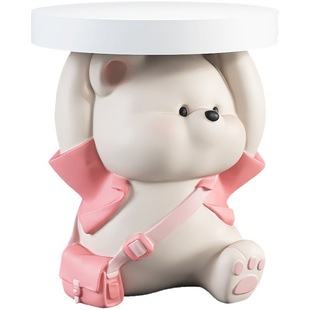 Bear living room home decoration large floor decoration TV cabinet sofa side coffee table bedside housewarming new home gift
