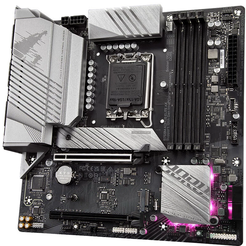 Небольшая скульптура B760M AORUS ELITE AX e-sports материнская плата подходит для Intel B760 LGA 1700