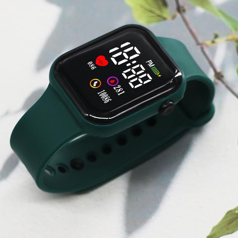 Nuevo 10086 Love Cube Pareja Reloj deportivo LED Reloj electrónico para estudiantes