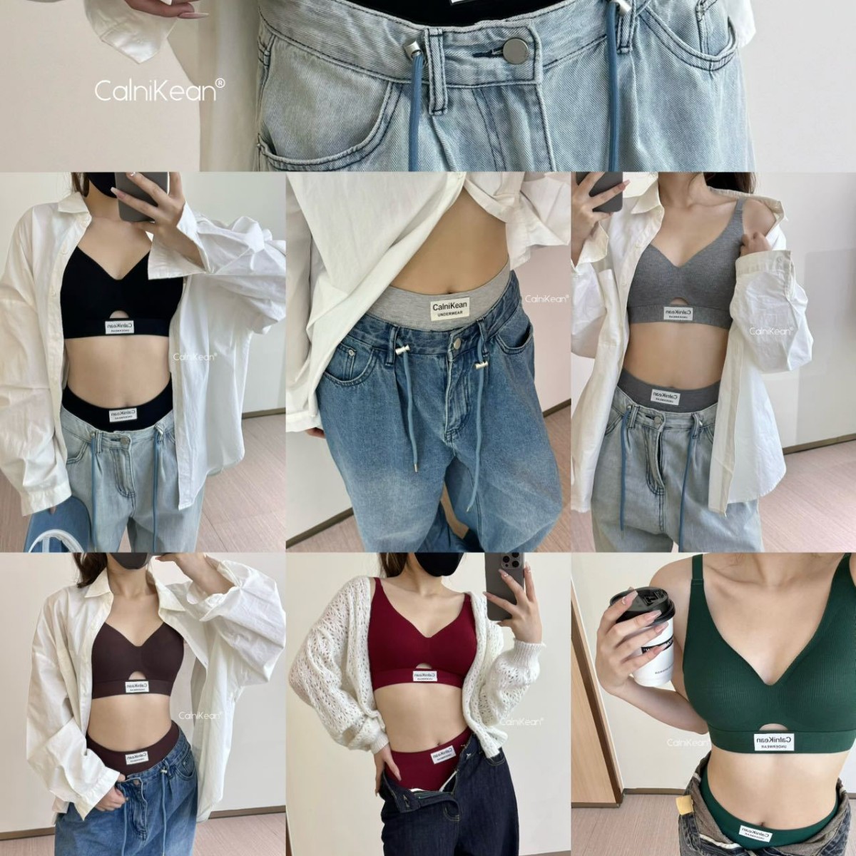 Demi-season keep warm breathable sports underwear, high waist