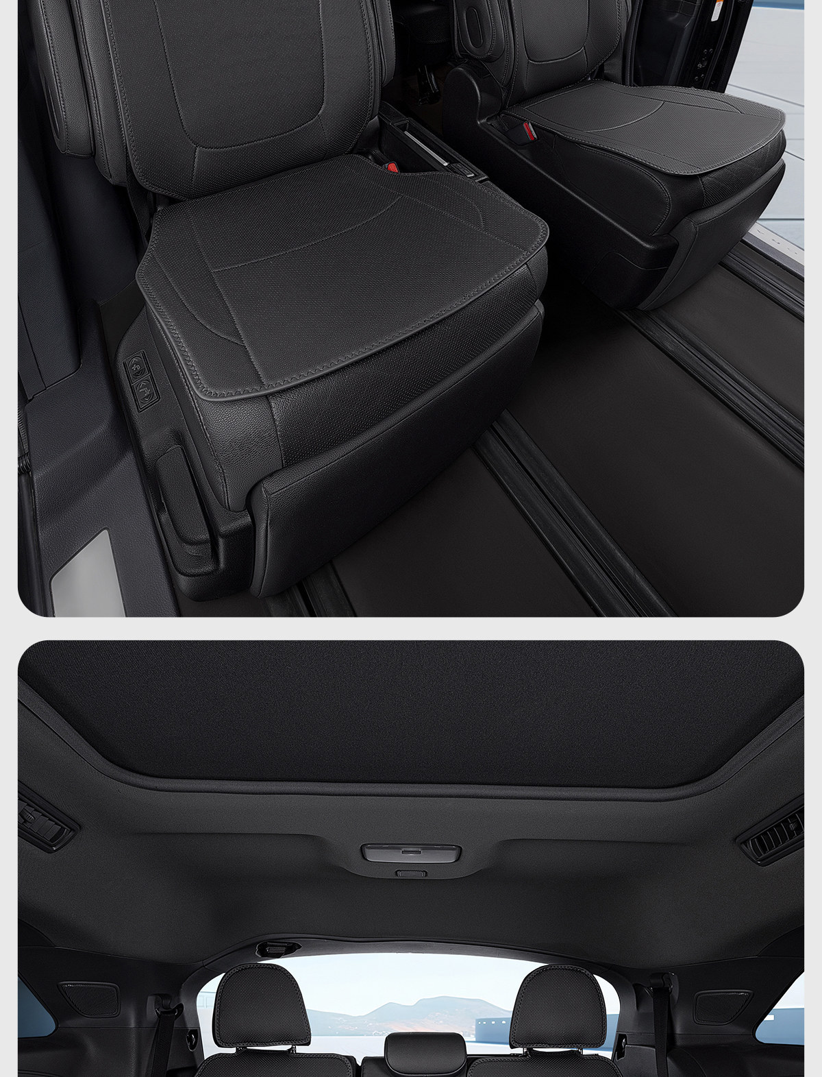 Suitable for Toyota Sienna Seat Cushions, Car-Specific Seat Covers for Granvia, Complete Set of Seat Cushion Modification Parts