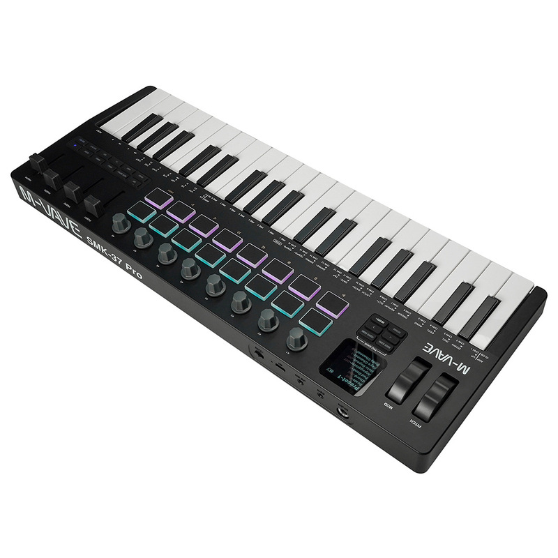 SMK-37プロ37キーボードシンセサイザーミディ音源付キーボードコントローラー携帯電音創作編曲|undefined