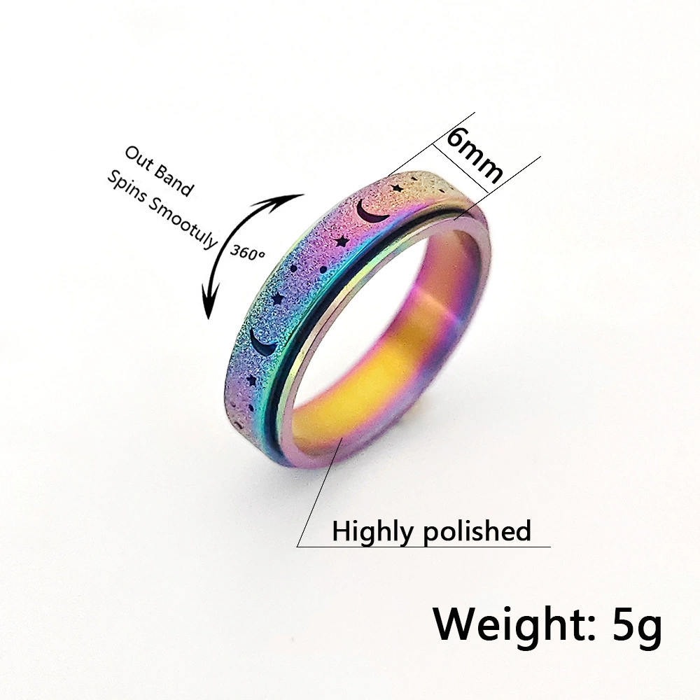 Matte ring stainless steel, jewelry, Amazon