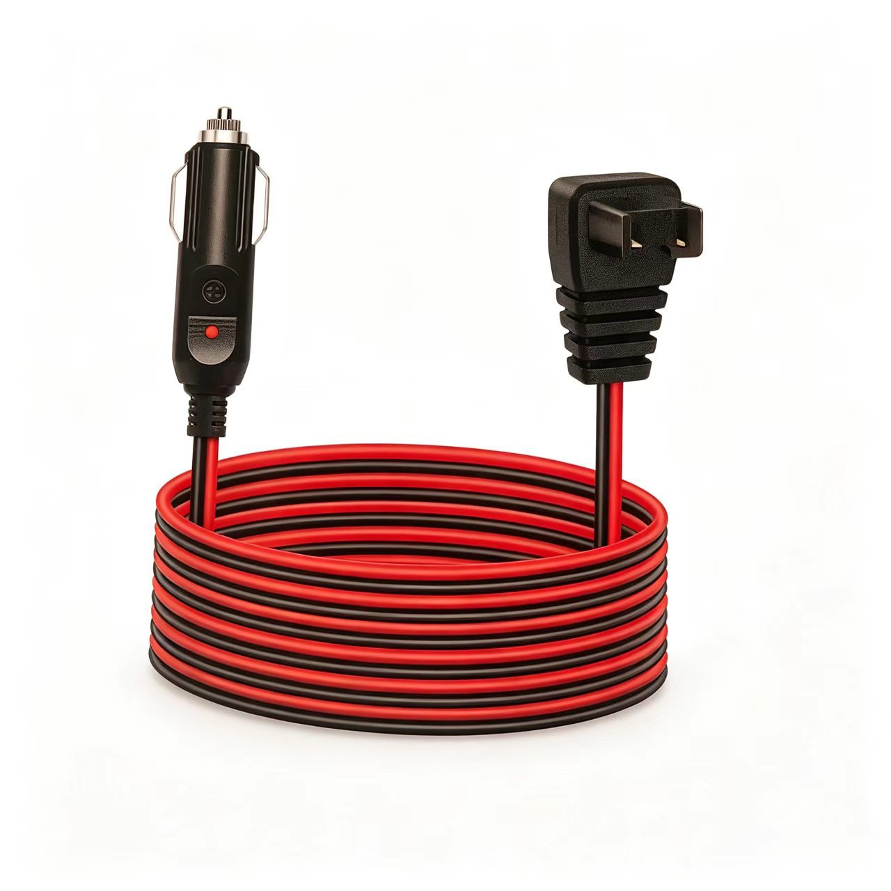 车载冰箱专用美式点烟器插头线车载冰箱点烟器线12V/24V充电线