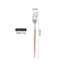 INS net red color electroplated western dining sword fork spoon spoon dessert spoon coffee spoons live goods source gift