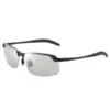 Black frame metal polarized color transformer film