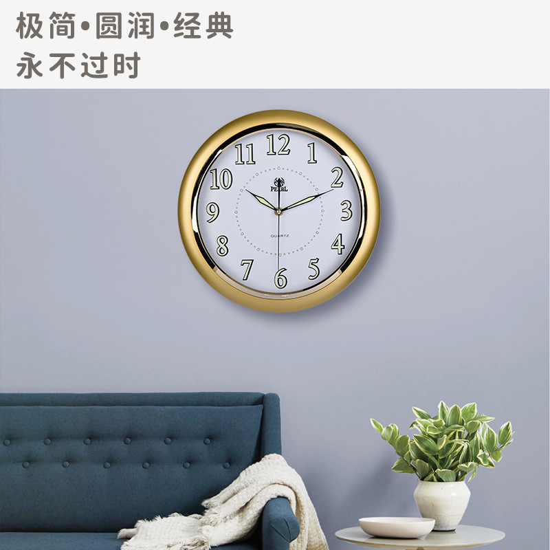 現代の掛け時計のシンプルで軽い贅沢な時計の新型のアイデアの貴重な客間の装飾の数字の石英の時計の工場は卸売りします。|undefined