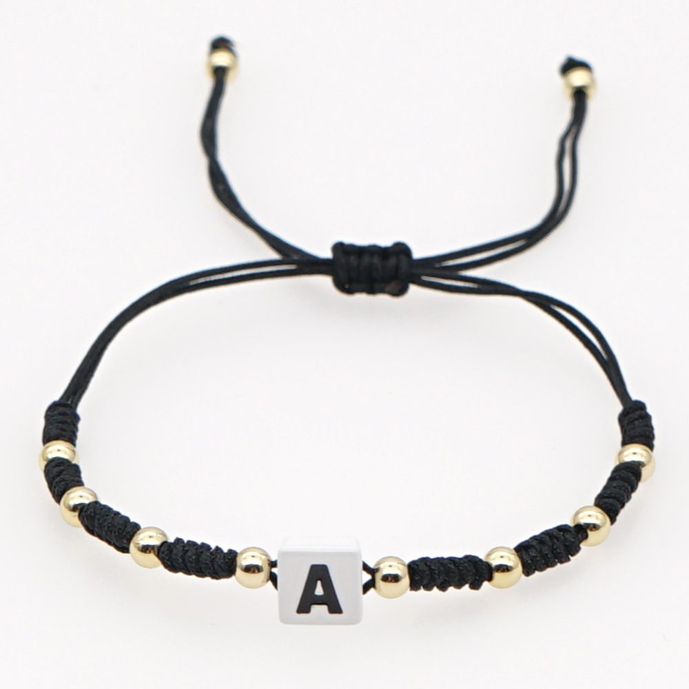 Alliage Émail Perles Bracelet Lettre Love En Gros display picture 25