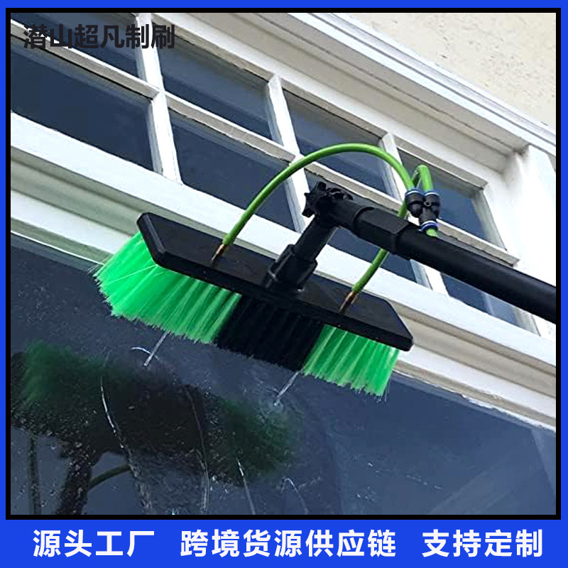 Cross-Border Adjustable Solar Panel Cleaning Kit Window Glass Roof Outdoor Glass Brush Window Cleaning Equipment