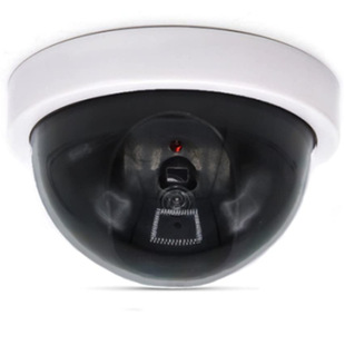 Simulated Camera with Light, Plastic Surveillance Head, Fake Surveillance Camera, Surveillance Monitor, Simulated Surveillance Monitor