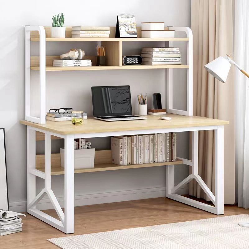 Multi-Layer Multi-Functional Table, Middle School Student Study Table, Home Desk, Bookshelf Integrated Table, Bedroom Office Writing Table
