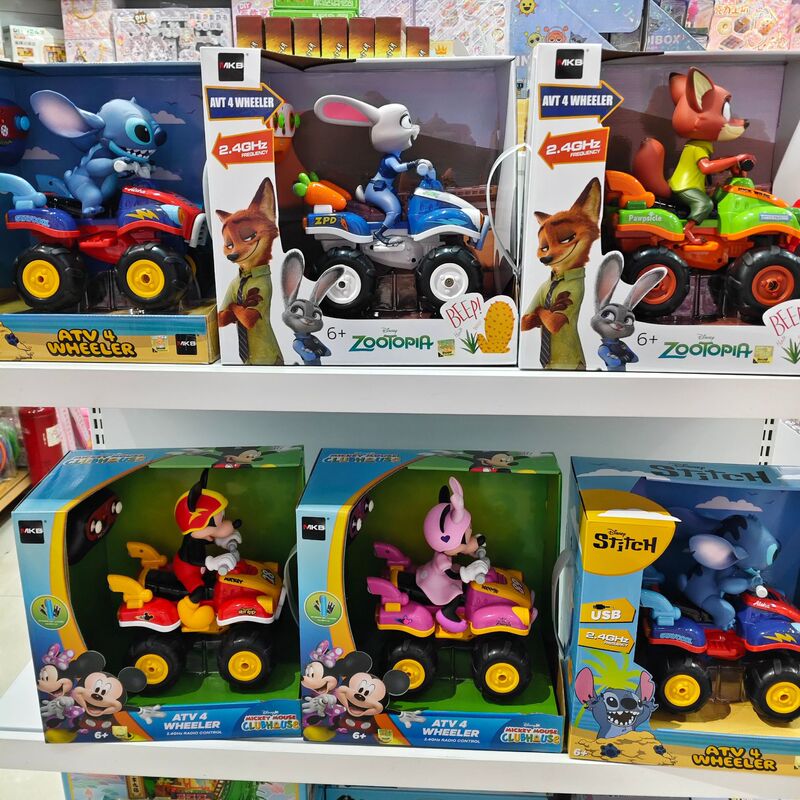 Authentic Disney Zootopia Judy Nick Stitch Beach Car Stunt Car Remote Control Car Children's Toy