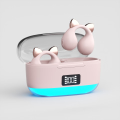 クロスボーダー耳式骨伝導無線bluetoothイヤホン猫気伝導運動アニメかわいい風が長く続いている
