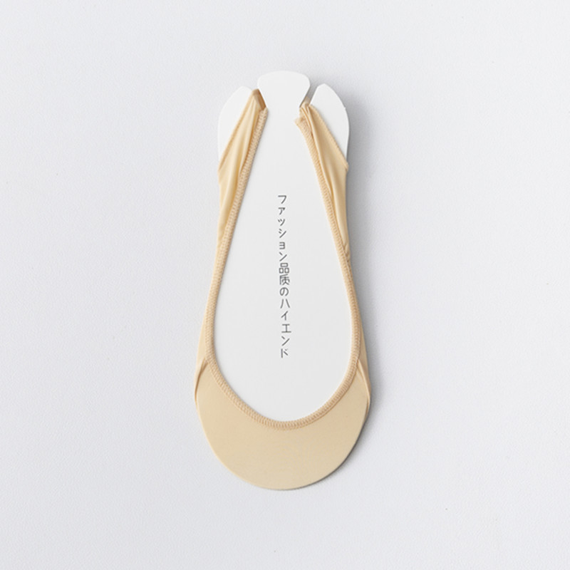 Calcetines mujer hueco invisible Medio Verano que absorbe el sudor calcetines invisibles La mitad de la palma de la esponja de la almohadilla