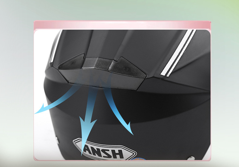 3C new national standard motorcycle double lens helmet unisex four seasons electric car half helmet summer cool sunscreen helmet