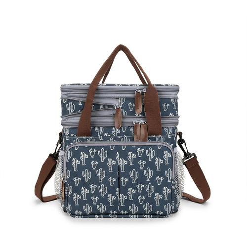 Multifunctional lunch bag, waterproof and insulated bag to keep fresh, portable shoulder outdoor meal bag, milk bag