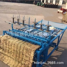 振德家用小型草帘编织机厚薄可调节草帘机新型牧草编织机实力厂家