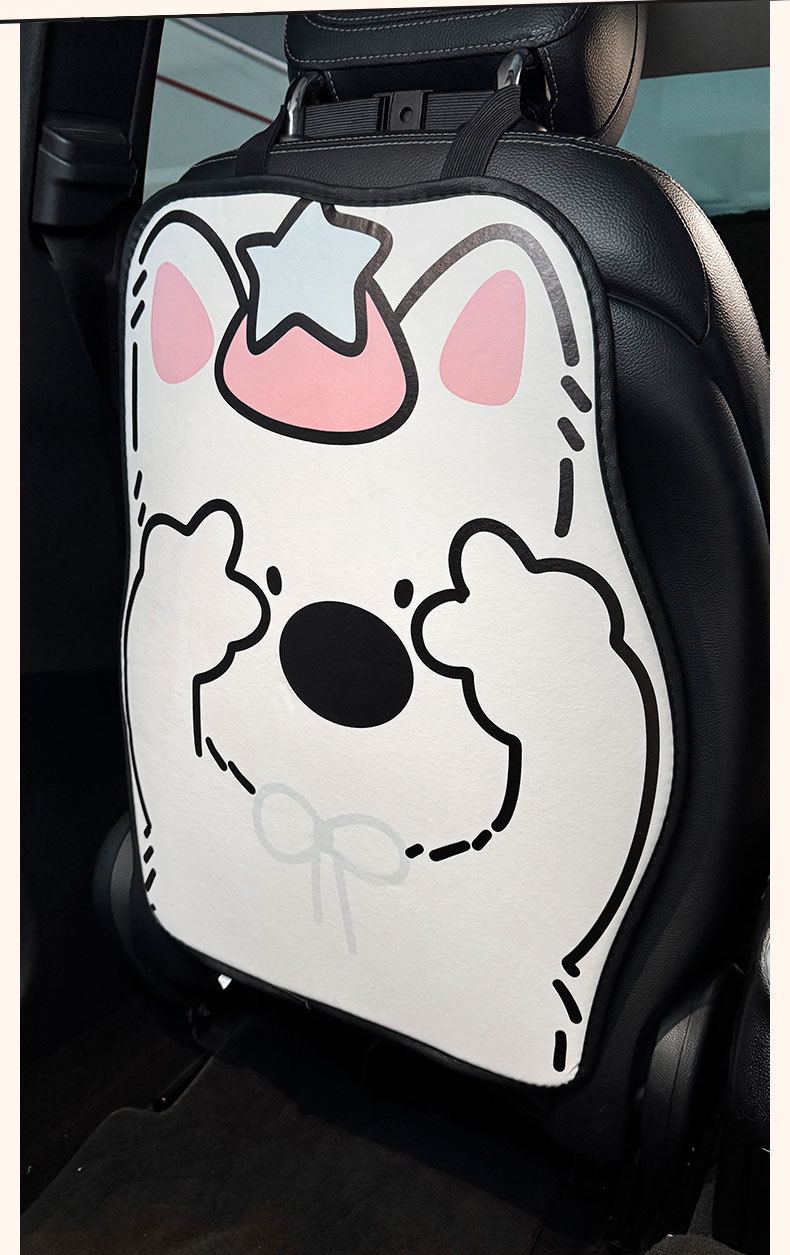New Model Anti-Kick Backrest Pad for Car Seats, Universal Anti-Dirt Protective Pad for Interior Use, Rear Seat Anti-Wear Pad