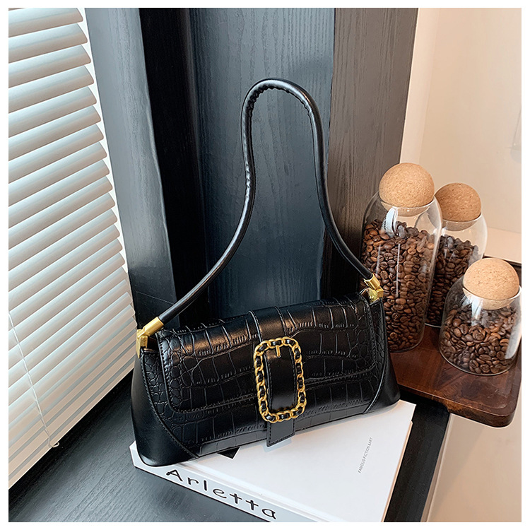 Bolsos populares para mujer, novedad de verano 2023, producto a la moda, bolso de hombro sencillo, bolso de mano rojo de red, bolso para axila en relieve del mismo estilo_voghion.com