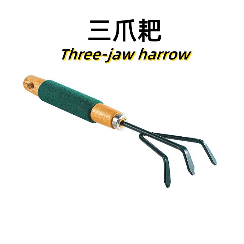 Herramientas de jardinería multi-tipo transfronterizas, rastrillo de flores, pala, herramientas de jardinería de doble propósito, azada, jardinería para atrapar a los marinos