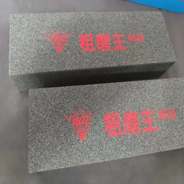 Черный карбидокремниевый крупнозернистый точильный камень, масляный точильный камень, грубая зернистость 46, односторонний, бытовой точильный камень для острых ножей.