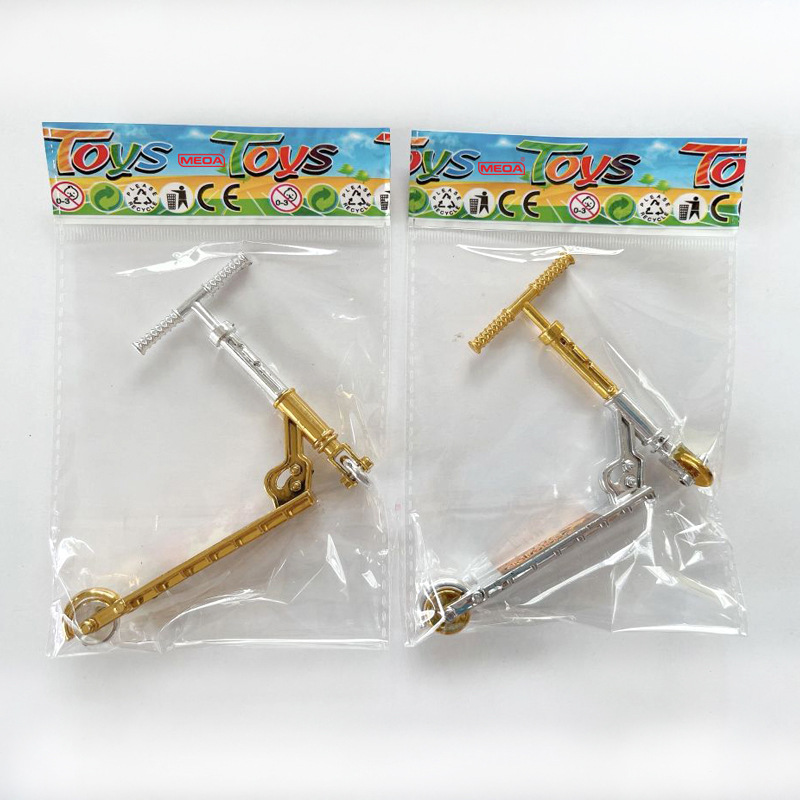 Cross-border Finger Scooter Mini Scooter Two-wheeled Flat Horizontal Car Fingertip Balance Car Trolley Toy Wholesale