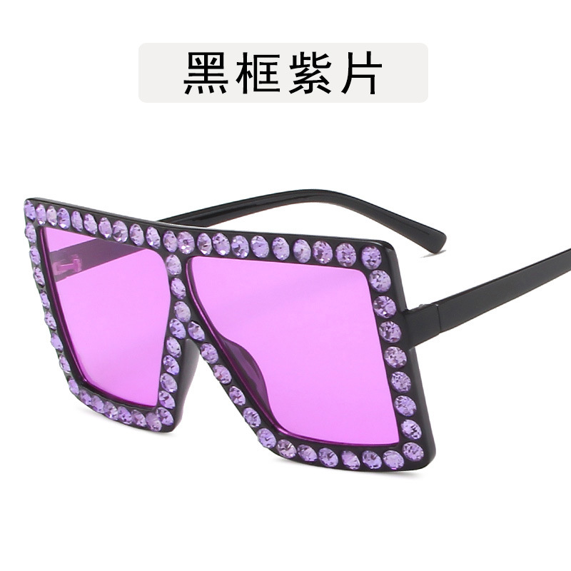 Black frame purple film