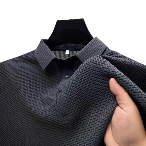 Chao Lun Bu High-End Light Mature Casual Polo Shirt Short-Sleeve Men's T-Shirt Collar Business Sport Shirt Men's Style