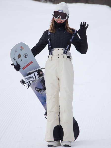 Winter ski suspenders