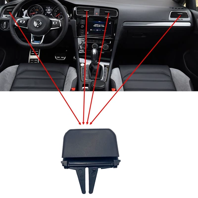 Brand new front air conditioning outlet paddle for Volkswagen Golf golf7 high 7 7.5 GTI 2013- (Cab and accessories) - front-row-directly-installed-without-disassembly