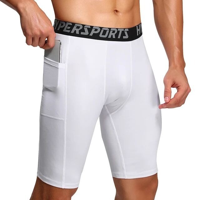 Cross-border 2026 European and American sports tight quick-dry shorts for men, compression pants for track and field running, elastic five-point shorts Cross-border 2026 European and American sports tight quick-dry shorts for men, compression pants for track and field running, elastic five-point shorts