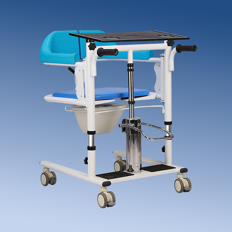 Máquina de desplazamiento multifuncional asistente de elevación hidráulica doméstica de enfermería para personas con discapacidad hemiplégica silla de baño